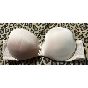 Lily of France Strapless Push-up Bra in Nude, Size‎ 34B